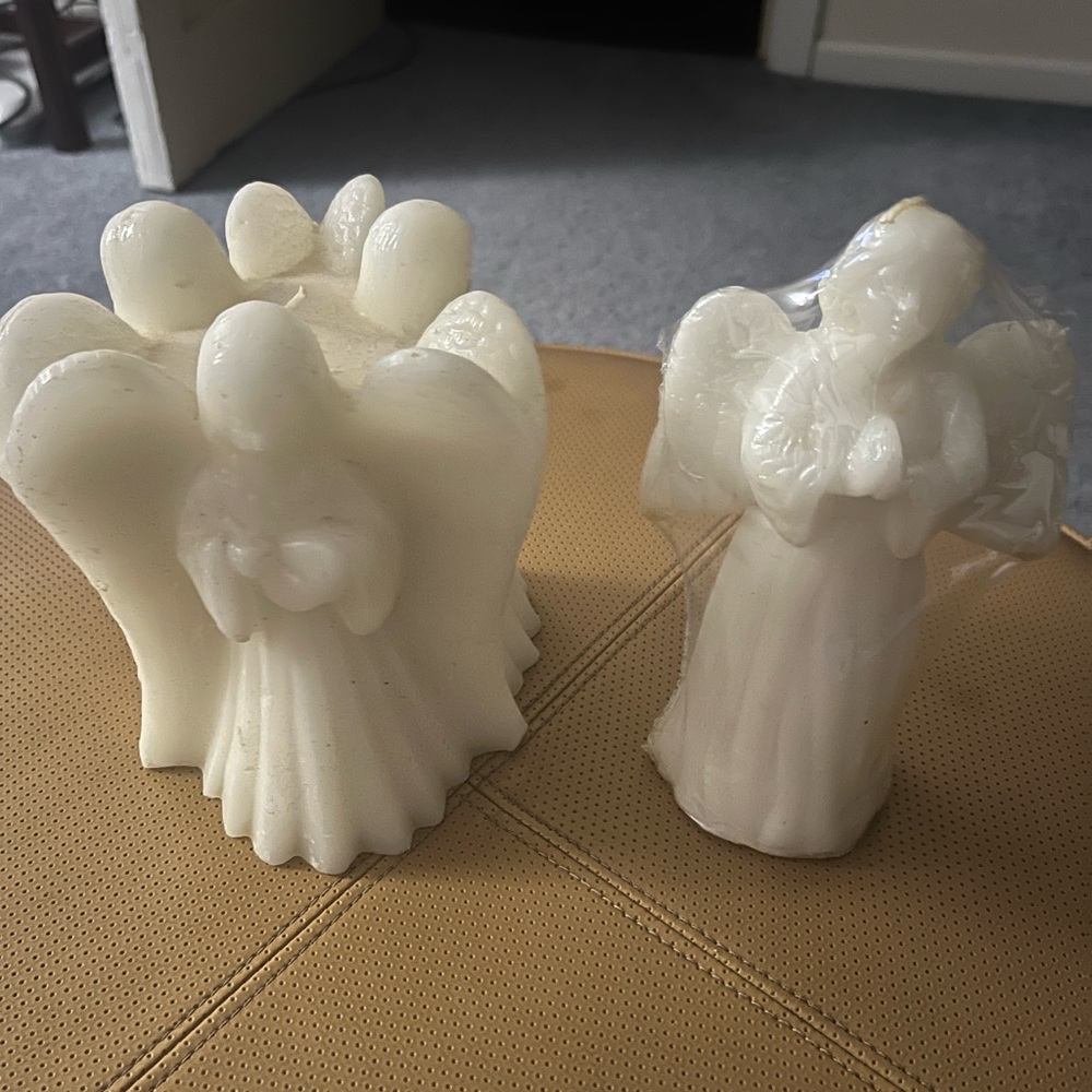 Vintage figural Angel Candles